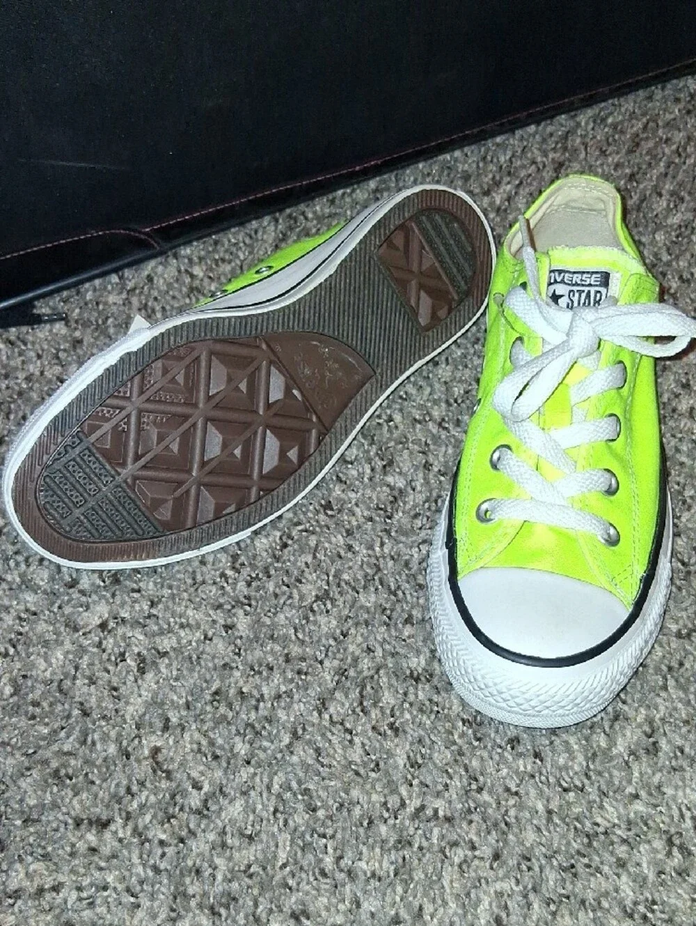 Converse All Star Low Top Sneakers - Neon Green